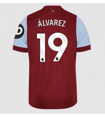 West Ham United Edson Alvarez #19 Primera Equipación 2023-24 Manga Corta